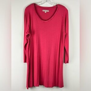 Women's Pink Long Sleeve Top